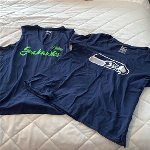Seahawks Tank and Tshirt